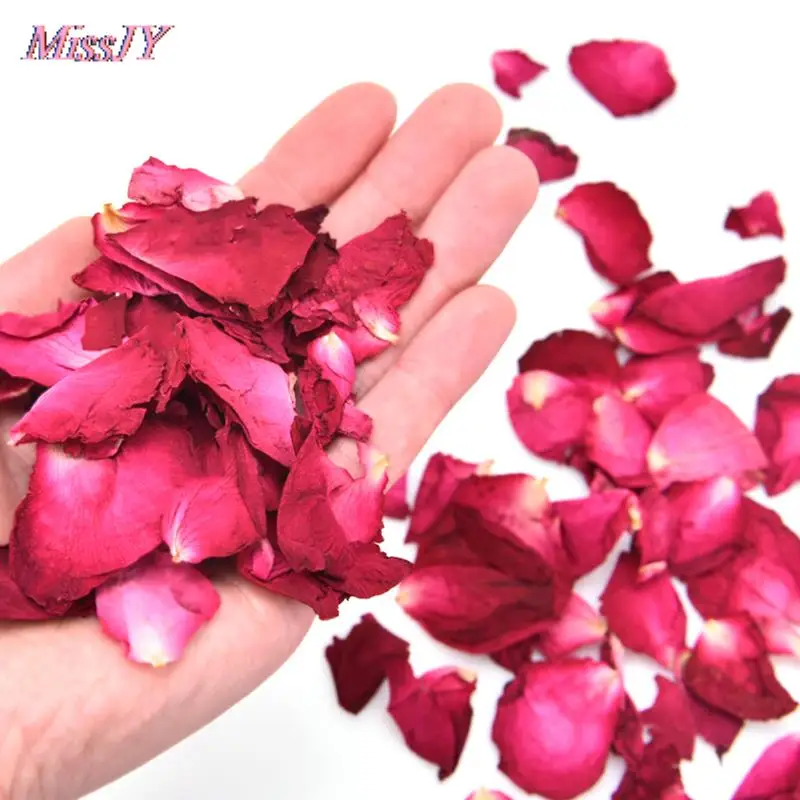 50g/100g Dried Rose Petals Natural Dry Flower Fragrant Bath Spa Whitening Beauty Body Foot Skin Care Wedding Supplies | Свадьбы и