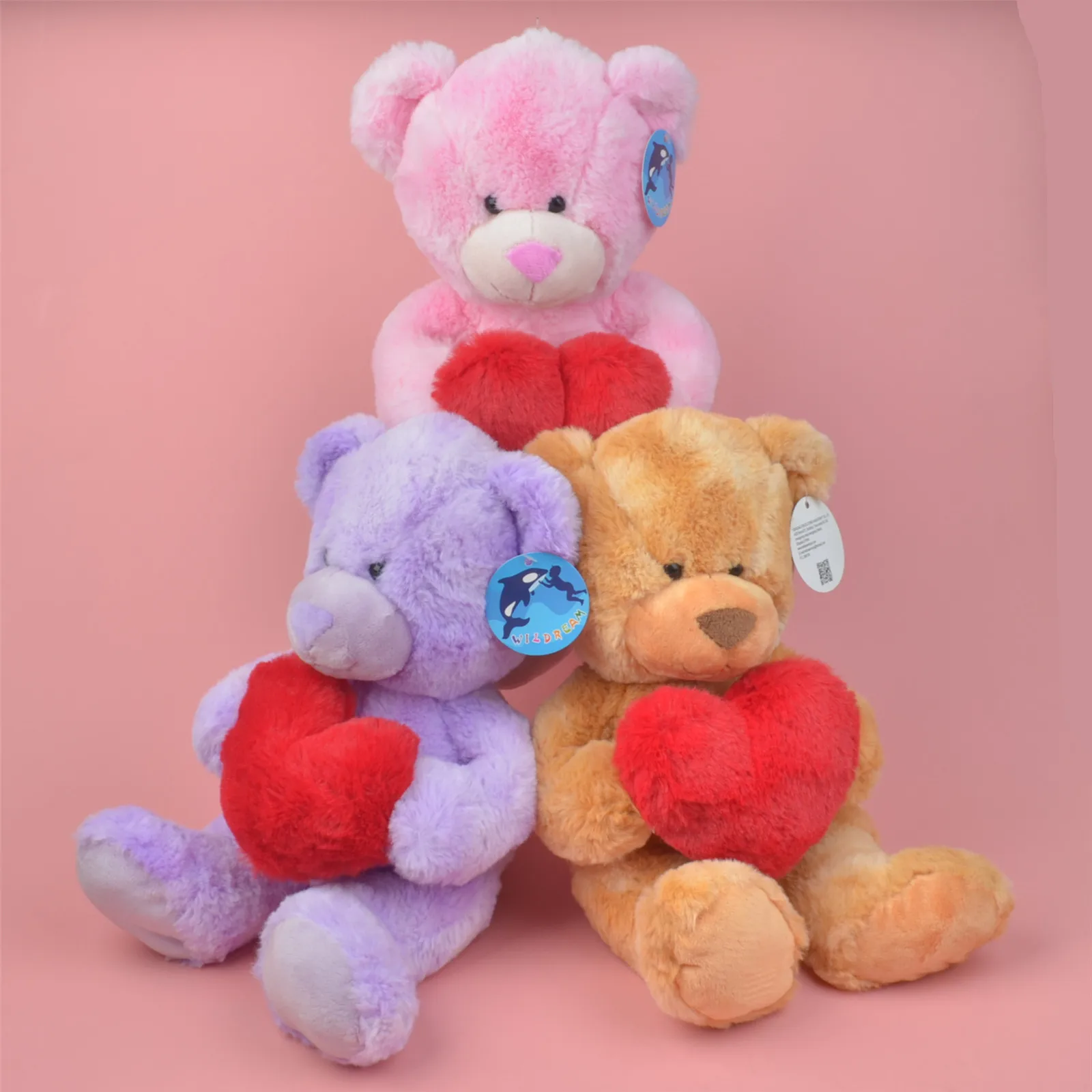 35 см Красное сердце медведь мягкая плюшевая игрушка милый ребенок/дети подарок