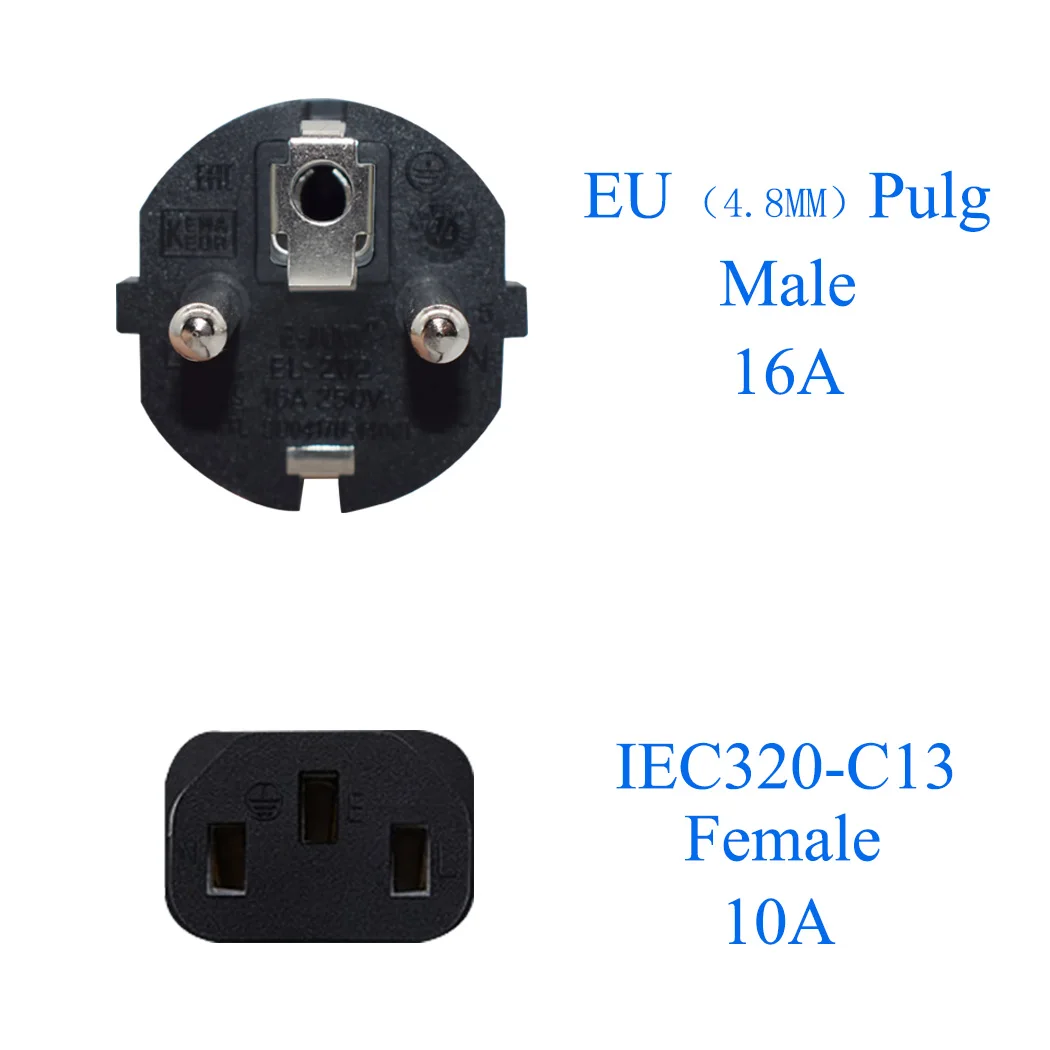 Шнур питания jorinдо IEC320 C13 1 5 м/4 8 фута шнур переменного тока европейского стандарта