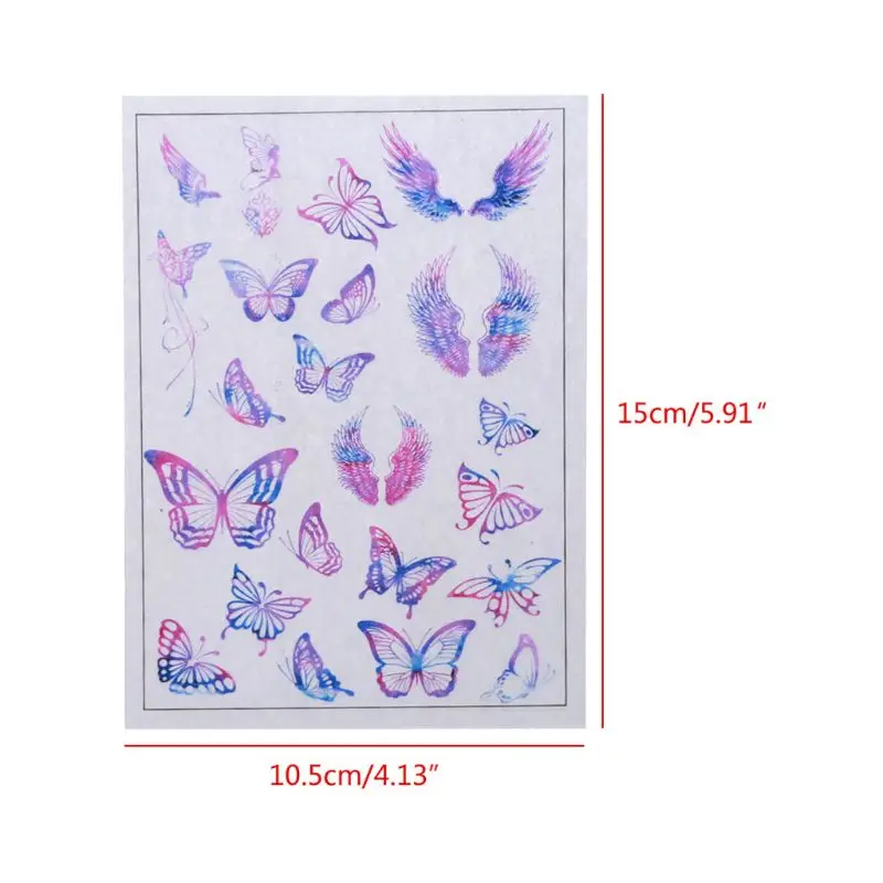 6Pcs Butterfly Wing Resin Fillings Fairy Dragonfly Cicada Vivid Pendant Earrings Mold Fillers Jewelry Making | Украшения и