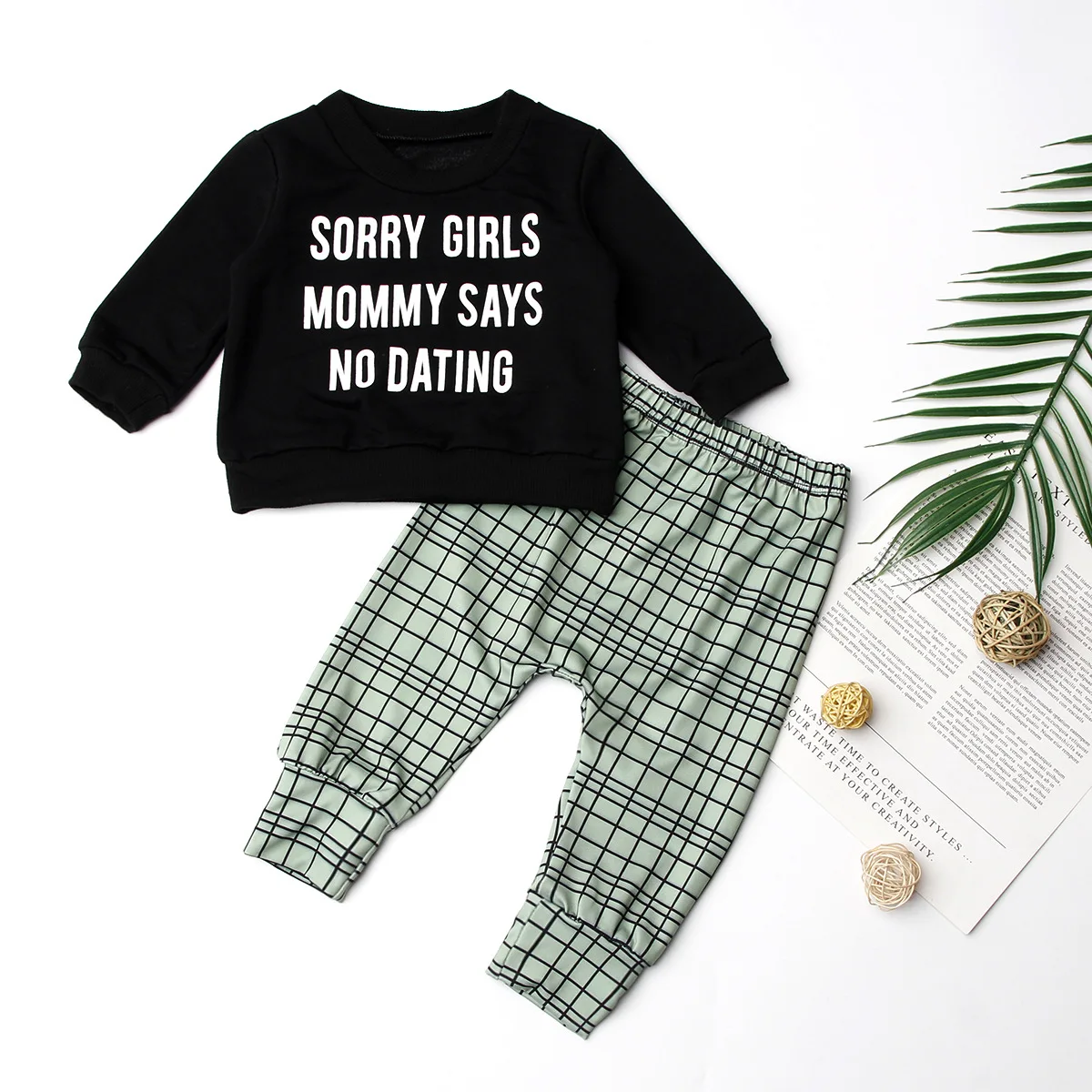 Комплекты детской одежды для маленьких девочек комплект с длинным рукавом