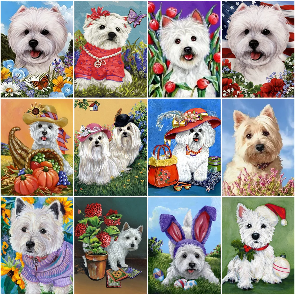 

Diamond Mosaic Pets Diy Animal Puzzles Dog Home Decor Personalized Gift Painting Cross Stitch Needle Arts Craft Crafts Sewing