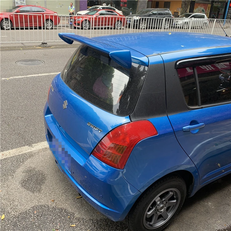 For SUZUKI Swift Spoiler 2007-2017 High Quality QQWX ABS Material Car Rear Wing Primer Color | Автомобили и мотоциклы