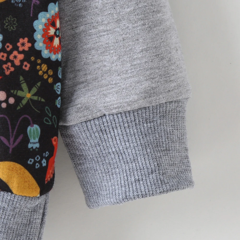 Высококачественные детские толстовки с мультяшным принтом лисы милая теплая