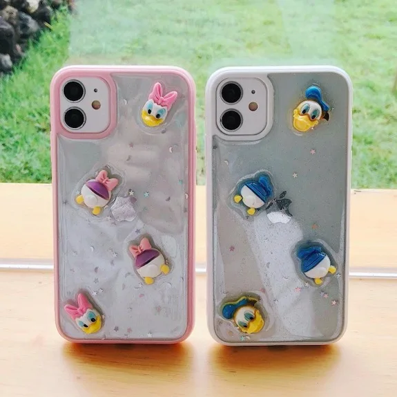 Чехол для телефона с объемными кристаллами iPhone 11 Pro X XS MAX Xr 7 8 Plus Корея пончики хлеб