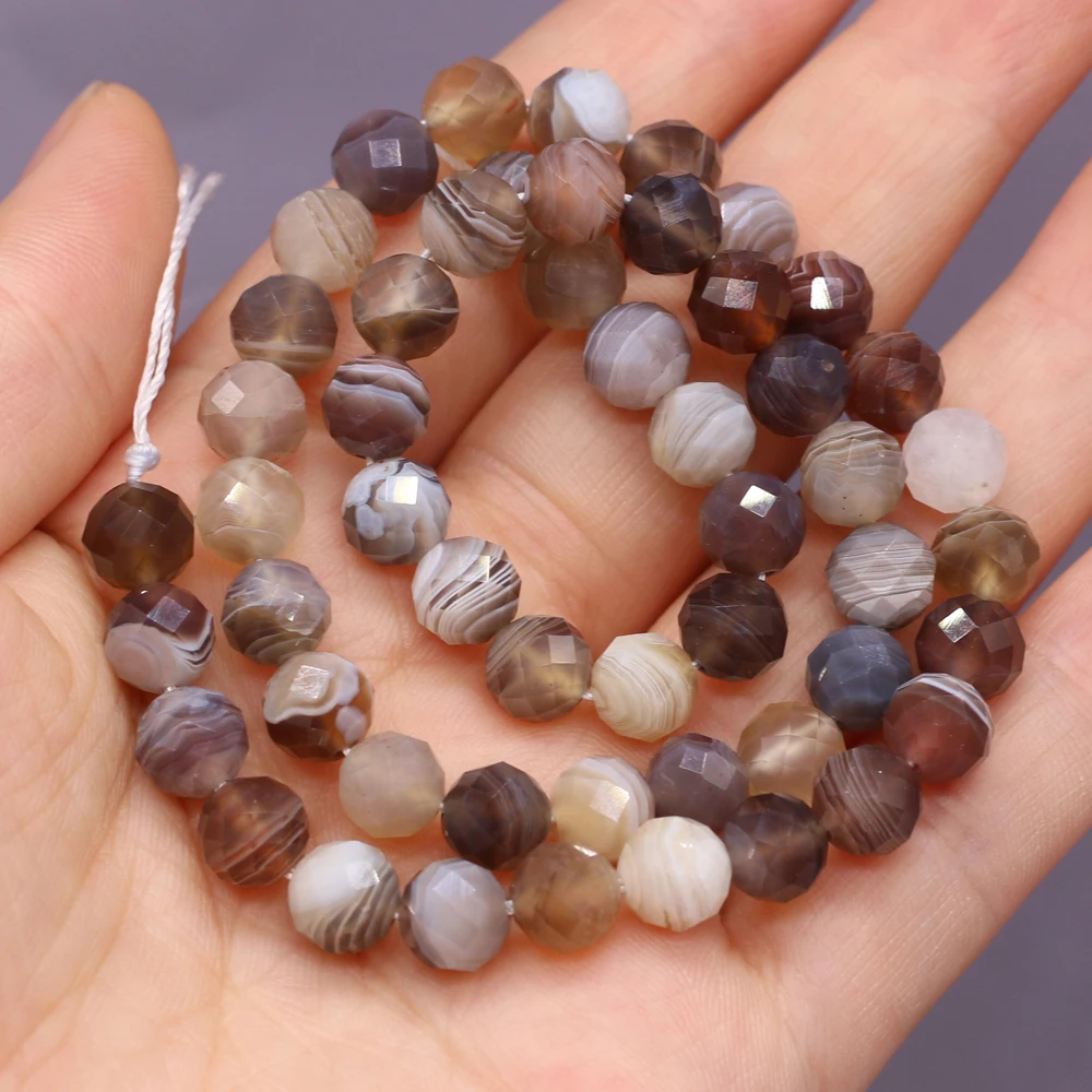 

Новинка 2020, яркий натуральный полудрагоценный камень, граненый круглый изысканный бисер, свободный Бисер для изготовления ювелирных издел...