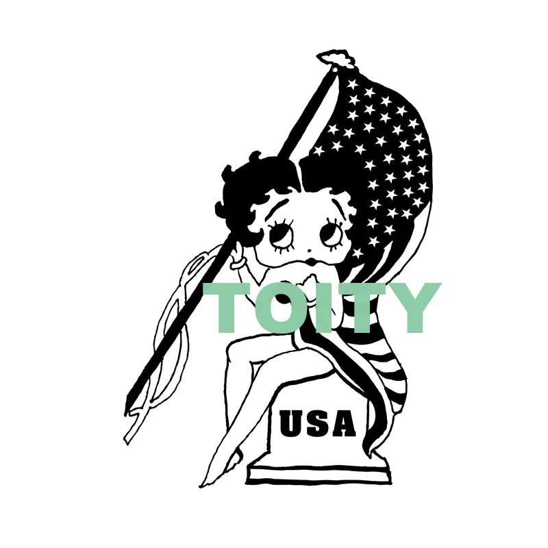 17 видов конструкций Betty Boop Наклейка на стену Крылья Ангела дьявол цыпленок поцелуй мою задницу виниловая наклейка детская спальня настенная наклейка для детской комнаты домашний декор
