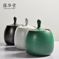 zen style japanese stoneware tea pot dehua ceramic tea pot retro handmade kiln to wake up tea pot