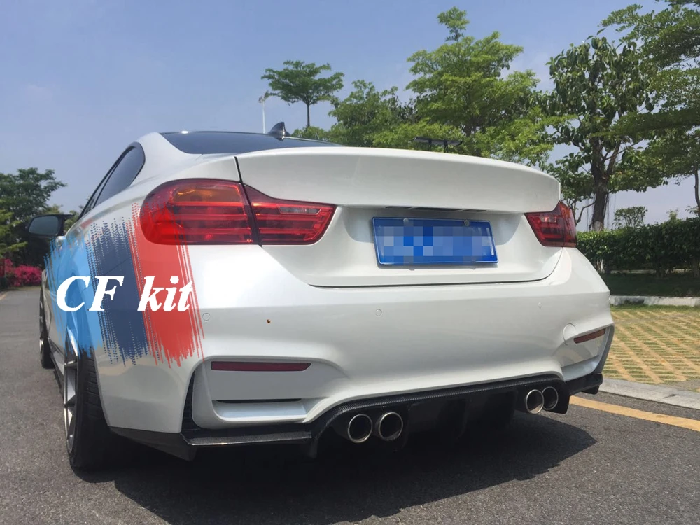 Комплект Заднего диффузора CF из углеродного волокна спойлер бампер для BMW F32 F33 F36