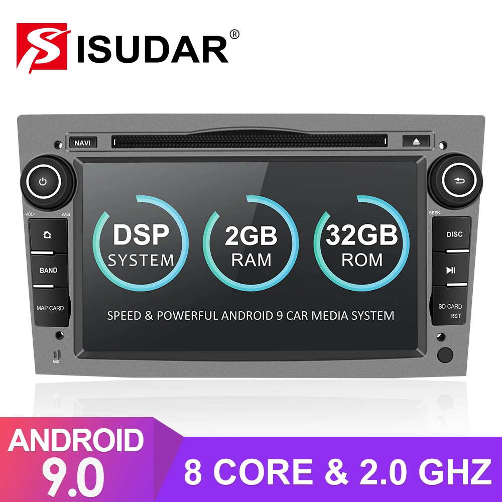Автомагнитола Isudar 2 Din Android 9 для OPEL/ASTRA/Zafira/Combo/Corsa/Antara/Vivaro GPS мультимедиа