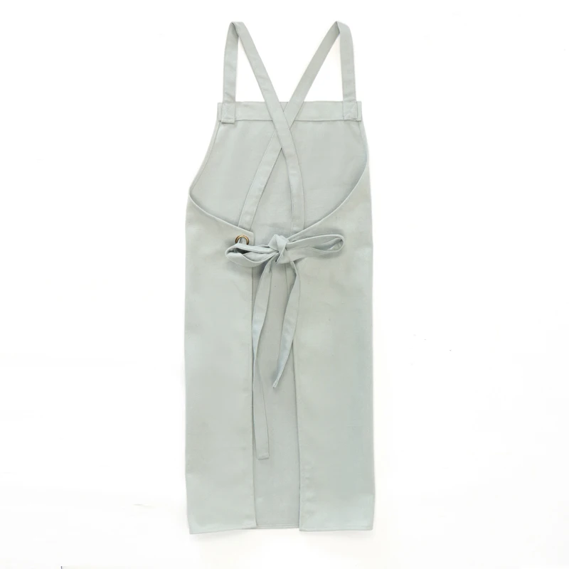 Модный холщовый кухонный семейный Мужской рабочий фартук шеф повара для гриля