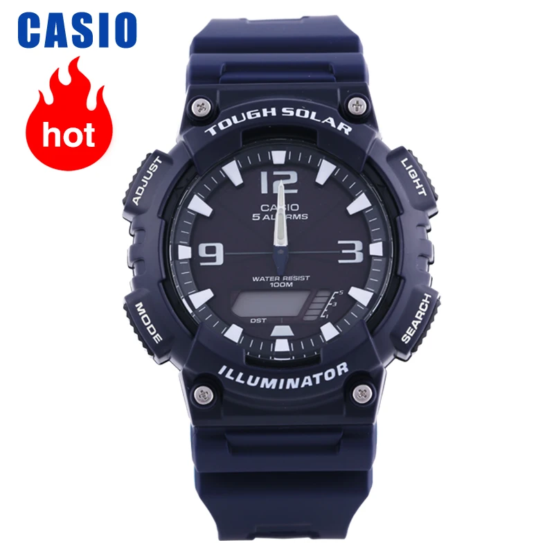Часы Casio модные трендовые спортивные водонепроницаемые мужские часы|Кварцевые