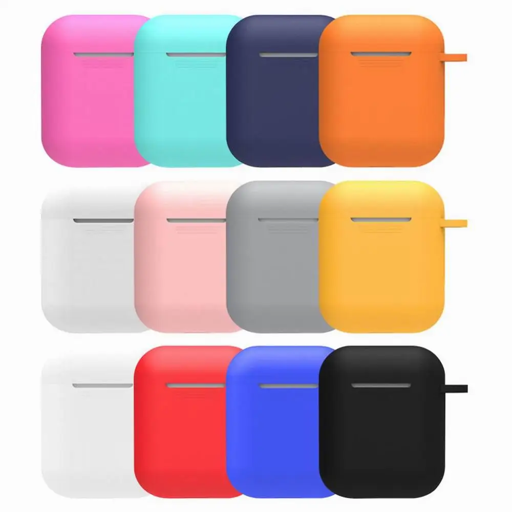 Силиконовый чехол для наушников Bluetooth совместим с Airpods|Наушники и гарнитуры| |