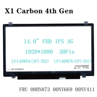 lp140wf6sph2 lp140wf6sph1 for thinkpad x1 carbon 4th gen 14 0 fhd lcd screen ips ag 30pin fru 00hn873 00ny669 00ny411