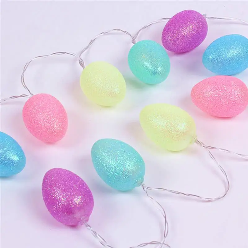 10 светодиодов пасхальные яйца гирлянда Ярмарка Свет s праздник патио Рождество