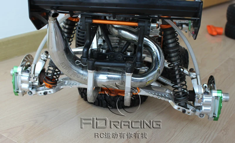Комплект гидравлических тормозов на 4 колеса для ROVAN ROFUN KM HPI Baja 5B 5T 5SC