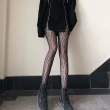 Women Sexy Fishnet Stockings Dark Black Temptation Hot Foot Fetish Tights Pantyhose Lingerie Mesh Stockings Thigh High Socks