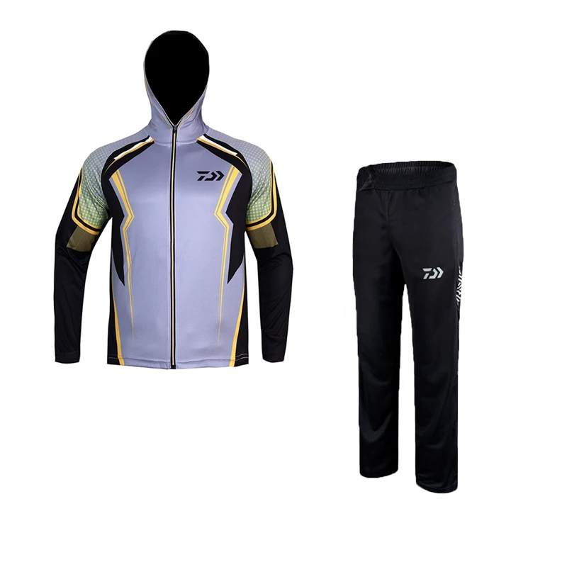 Быстросохнущая дышащая рубашка с длинными рукавами для рыбалки Солнцезащитная