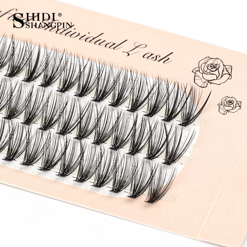 Shidhangpin 60 шт ресницы 0 1 мм Индивидуальные C curl 8 10 12 Макияж Наращивание ресниц |