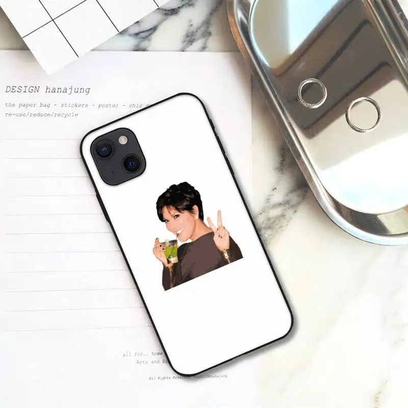 Чехол для телефона Kris Jenner iPhone 11 12 Mini 13 Pro XS Max X 8 7 6s Plus 5 SE XR | Мобильные телефоны и