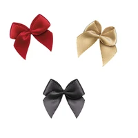 30pcs 25mm%c2%b13mm small size satin ribbon bow flower craft diy handwork gift accessories wedding party decoration