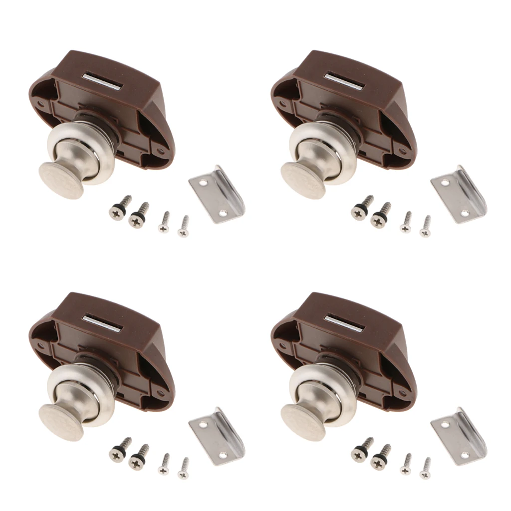 4x RV весло Дверной замок защелка для хранения ручка Deadbolt Camper трейлер|Аксессуары