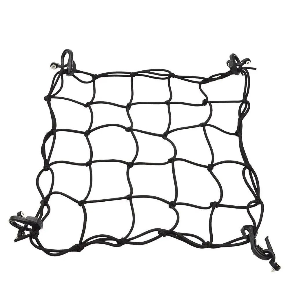 

Deck Cargo Bungee Net Elastic Mesh & Lashing Hooks Kayak Rigging for Canoe Marine Boat Kayak Quality Nylon Fixed Accessories