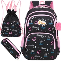 school bags for girls kids cute printing school backpack 3pcsset children schoolbags fashion orthopedic girl backpacks satchel