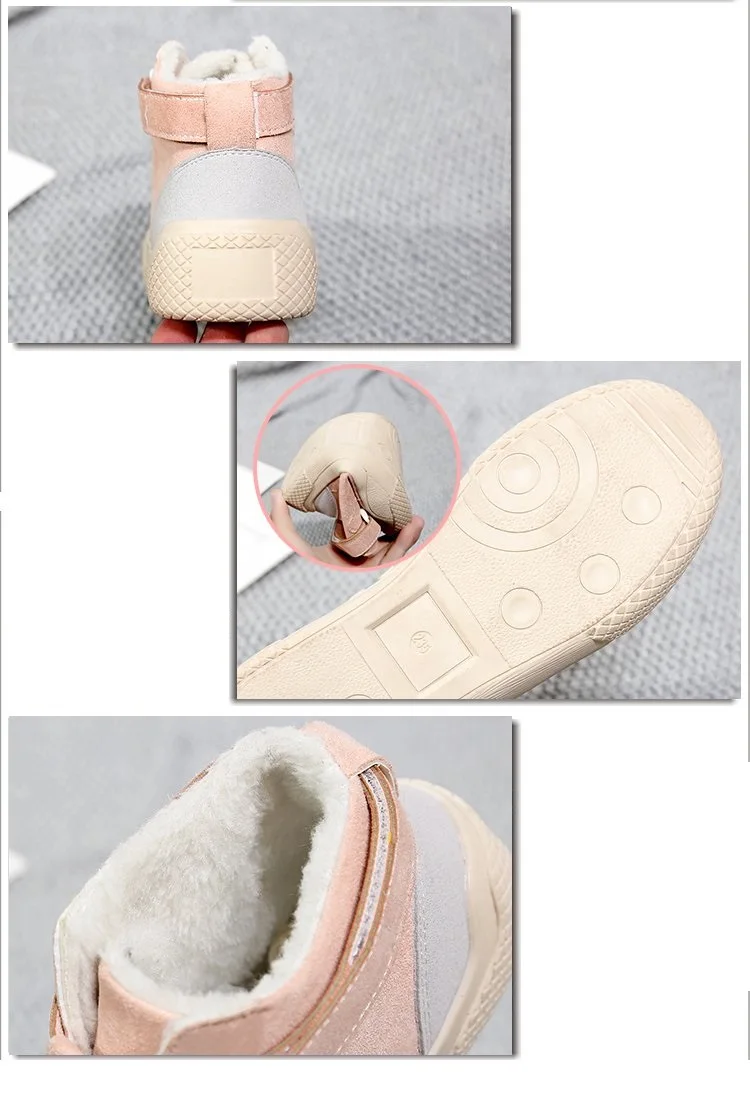 Сапоги Aleafalling женские зимние из нубука теплая Уличная обувь на шнуровке Короткие