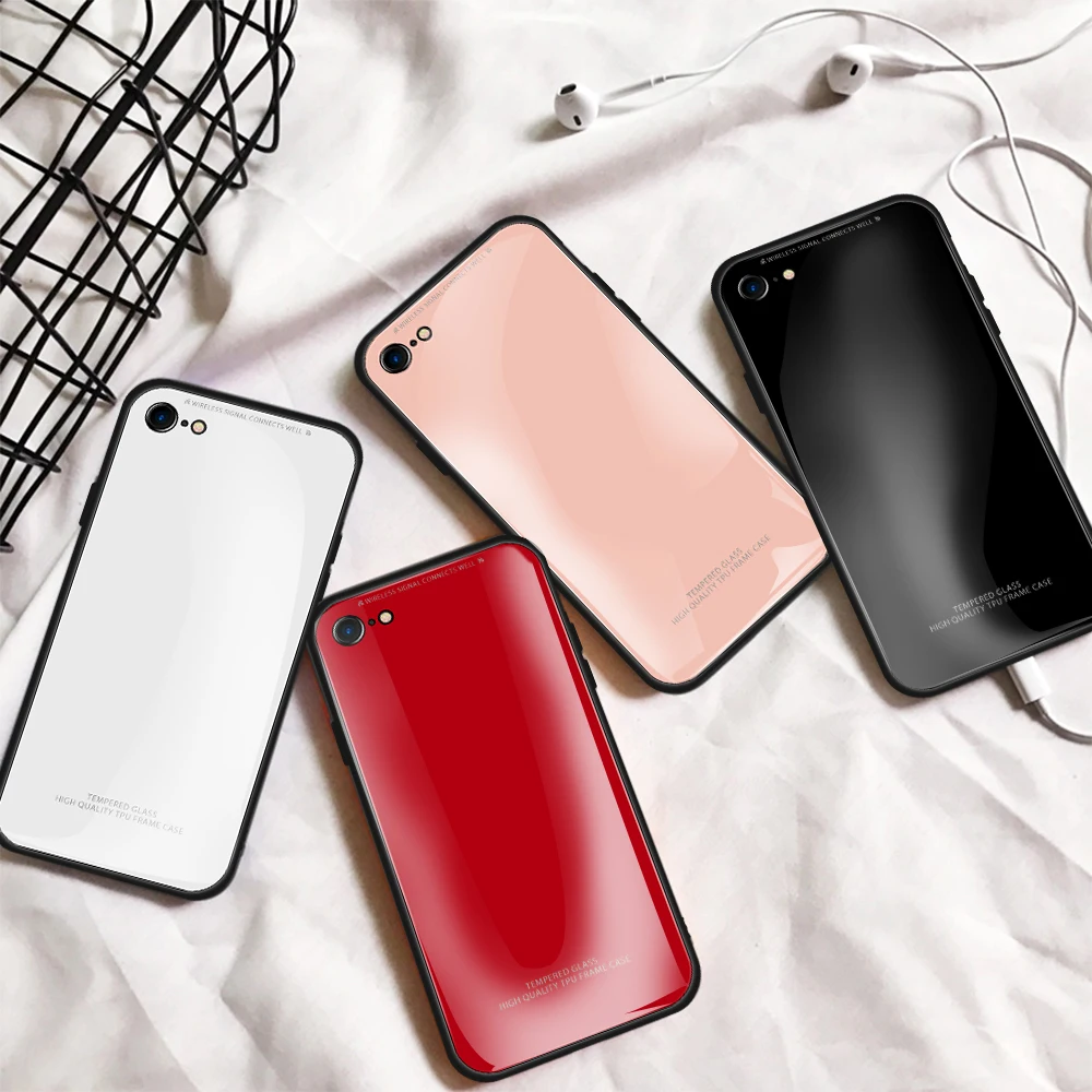 Роскошный защитный чехол для телефона iPhone 12 Pro Max 6 S 7 8 Plus белый розовый красный