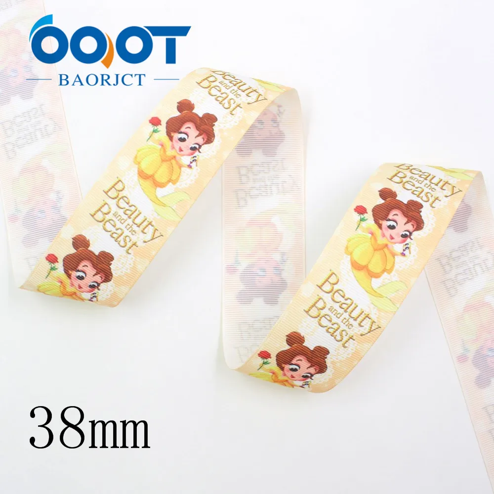 OOOT BAORJCT I-19809-1839 38 мм 10 ярдов мультфильм термотрансферные печатные корсажные ленты