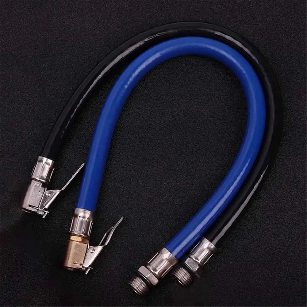 

Car Air Rubber Hose Copper Lock Clip Chuck Tire Inflator Self-locking Chuck Air Compressor Tyre Hose For Car Motorcycle Bicycle