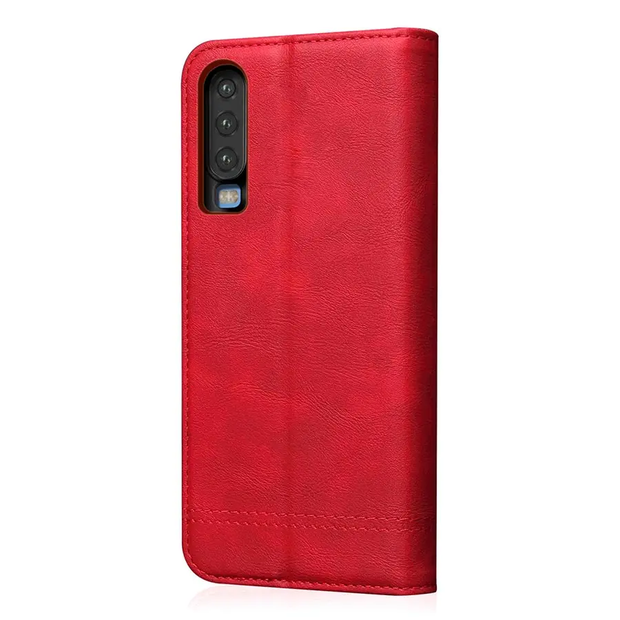 Винтажный элегантный флип-чехол-кошелек для huawei mate 20 Pro Lite из искусственной кожи Магнитный флип-чехол s для huawei P20 P30 Lite Pro Чехол - Цвет: Красный