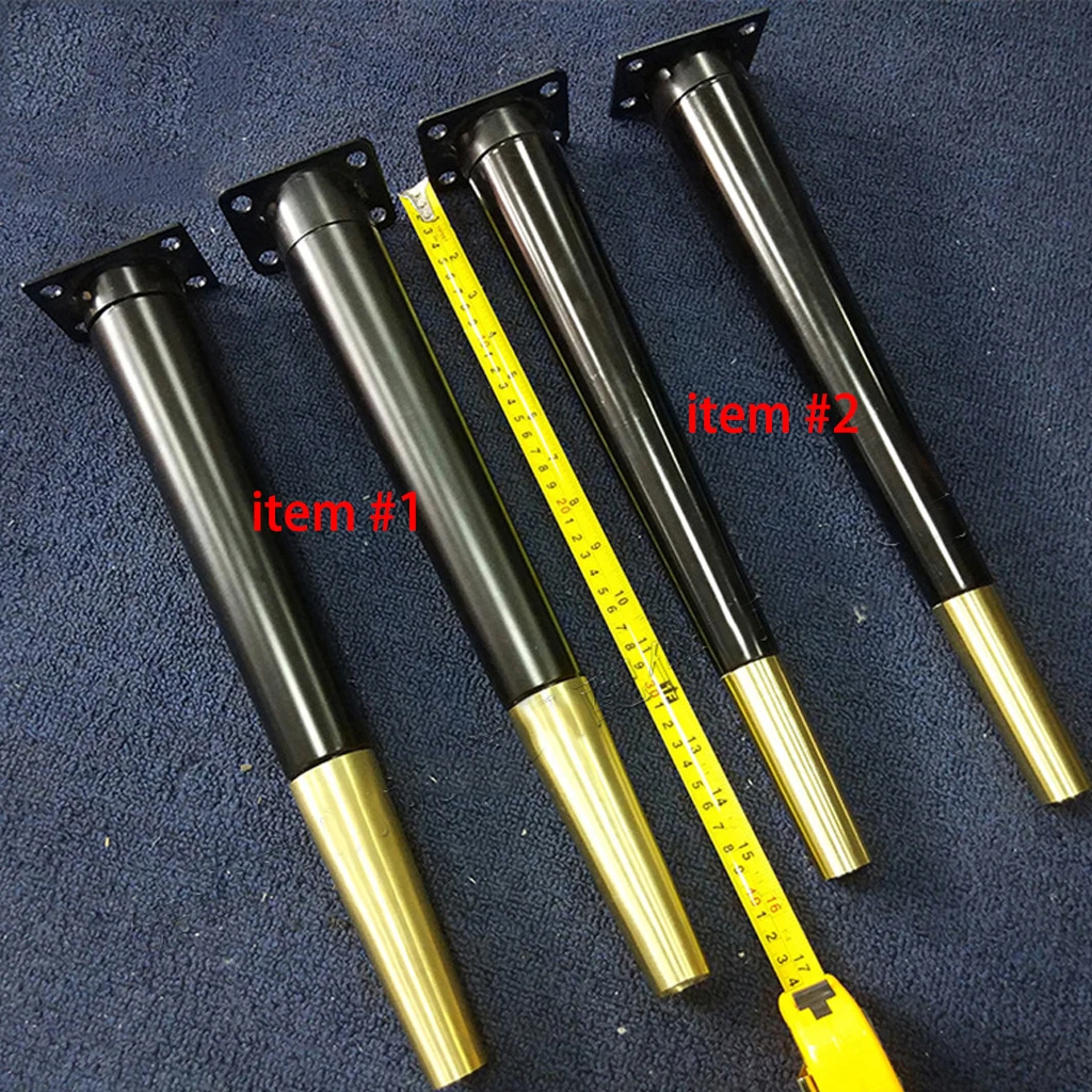 (Упаковка из 4 шт.) Мебель Прямые высокие деревянные ножки железный шкаф стол