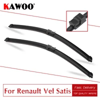 kawoo for renault vel satis 3026r car rubber wipers blades 2002 2003 2004 2005 2006 2007 2008 2009 2010 fit side pin arm