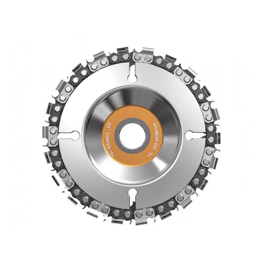 

Grinder Disc Chain Saw Woodworking Cutting Blade Wood Carving Grinder Saw Wood Blade Plate Carbide Chain Slotted Angle C3P8