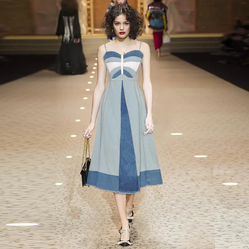 Женское платье с открытой спиной длинное лето 2020 | Женская одежда