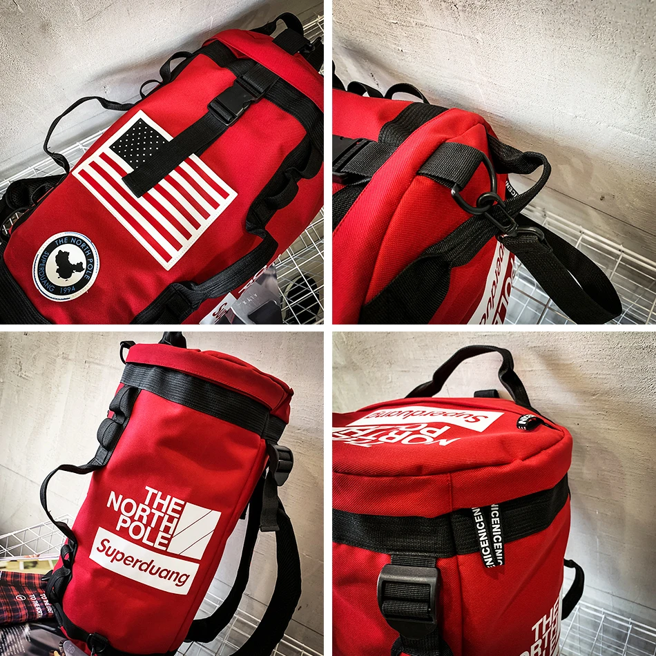 multipurpose large capacity mens travel backpack trend hip hop male sports gym backpacks cool streetwear backpack for men free global shipping