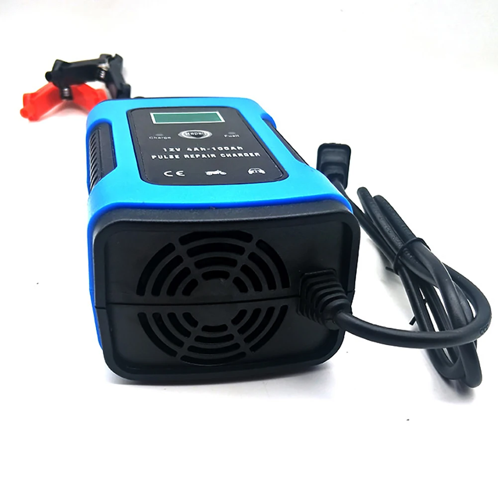 12V 6A Pulse Repair Charger with LCD Display Motorcycle & Car Battery Wet Dry Lead Acid Battery-chargers | Электроника