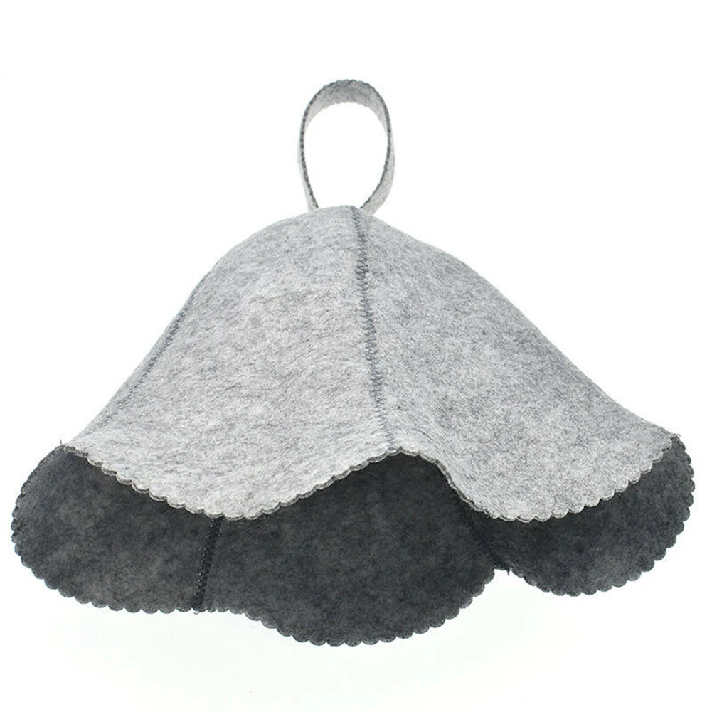 Женская домашняя Войлочная Шапка для бани защита головы ванной аксессуары