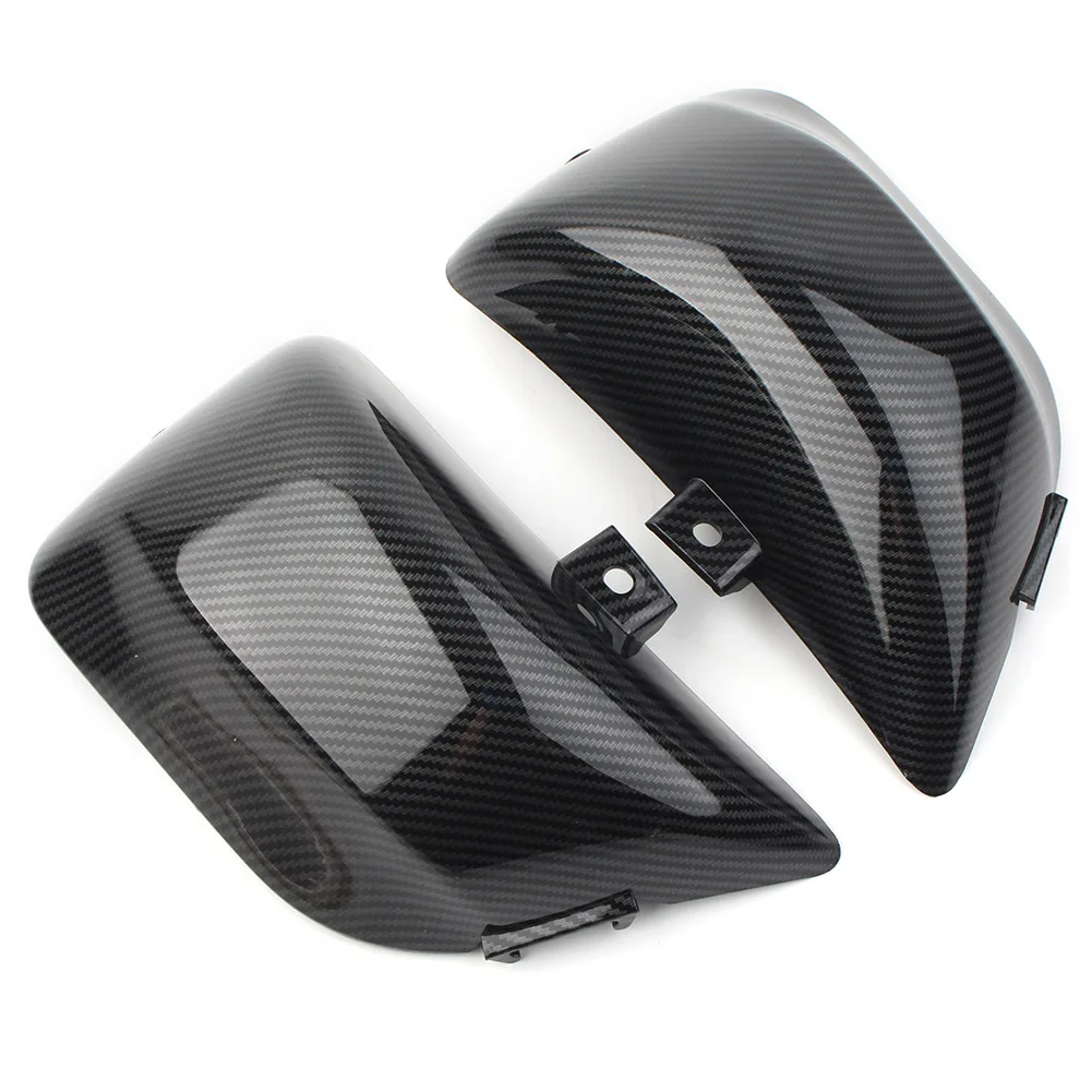 Углеродное волокно ABS мотоциклетный обтекатель боковая крышка аккумуляторной