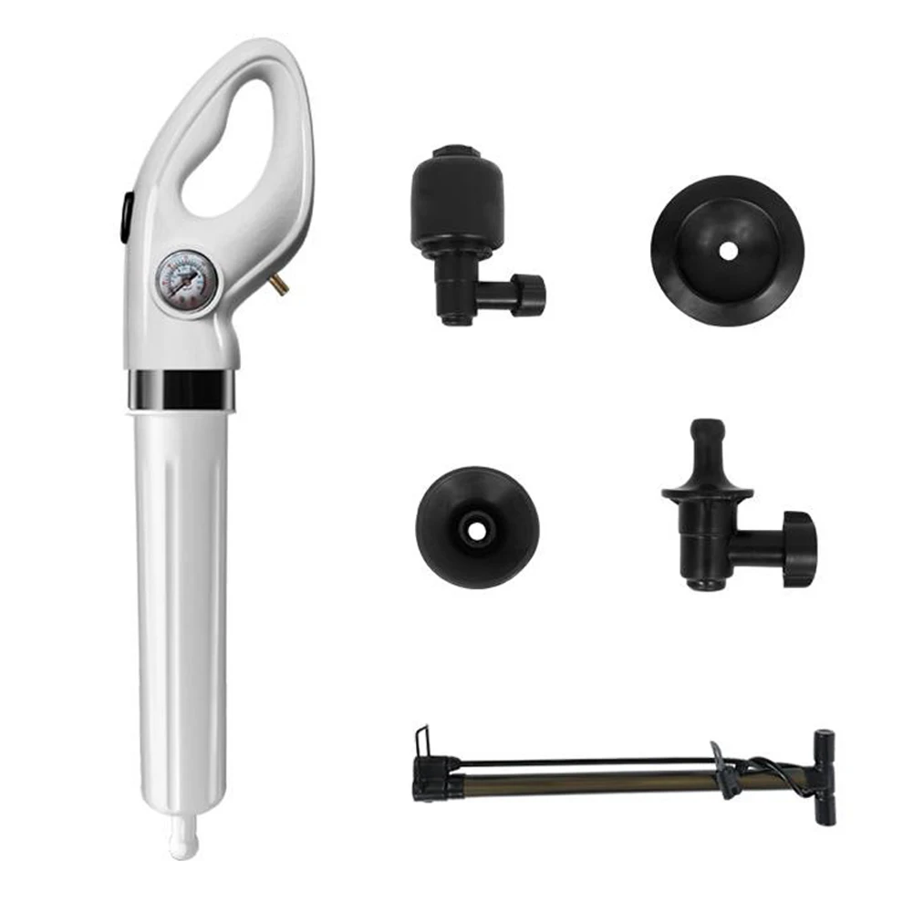 

Upgrade Toilet Plunger High Pressure Pump Cleaner Dredge Air Drain Blaster Sink Clogged Remover Bathroom Pipe Bathtub Cleaner