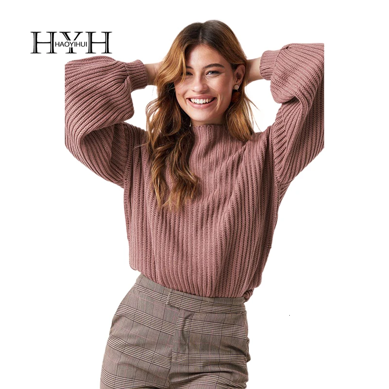 HYH HAOYIHUI Новое поступление французский минимализм ленивый осень-зима невысокая