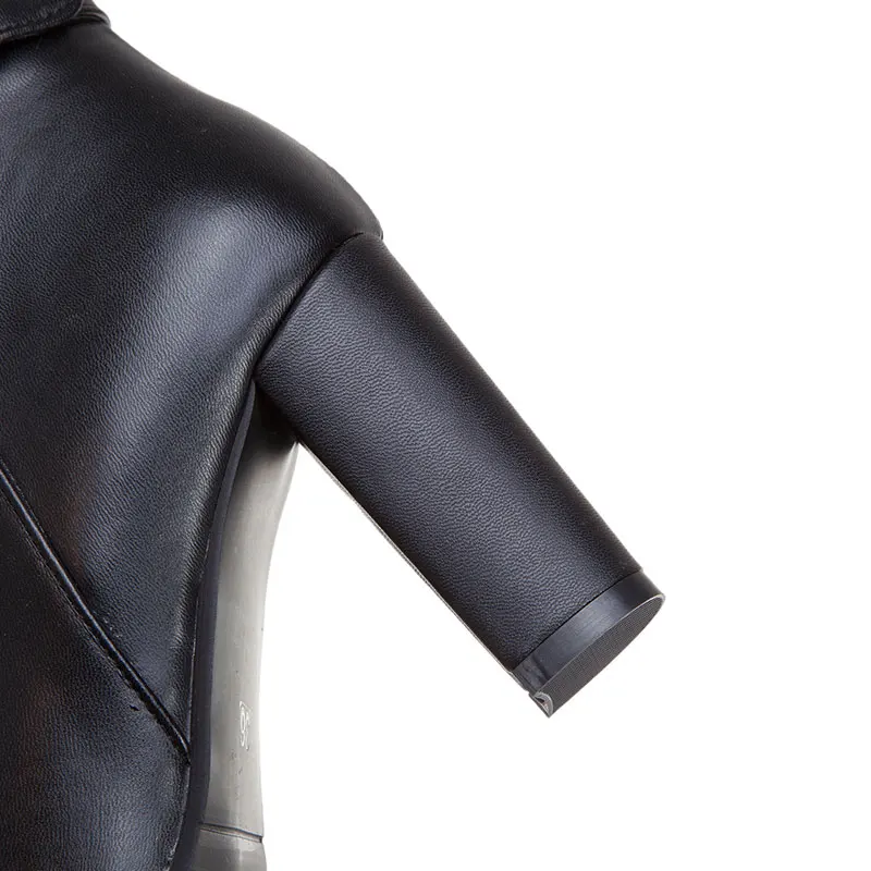 Женские ботильоны на высоком каблуке с кристаллами осень/зиму | Обувь