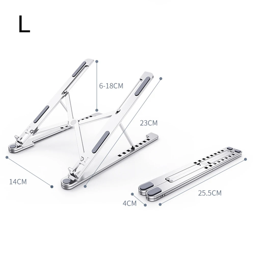 Регулируемая подставка для ноутбука складной охлаждающий сетчатый кронштейн