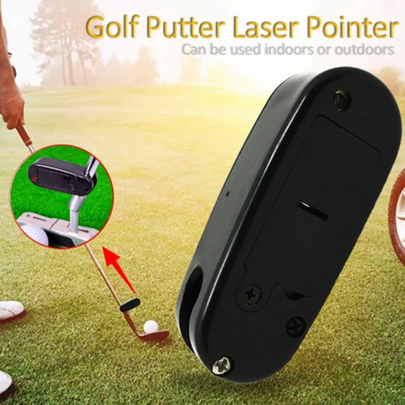 

Golf Aim Line Corrector Putter Pointer Putting Golf Practice Improve Aid Training Tool Golf Accessories Black