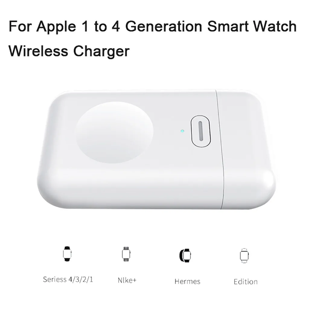 Мини USB Быстрое беспроводное зарядное устройство для часов портативное Apple Watch