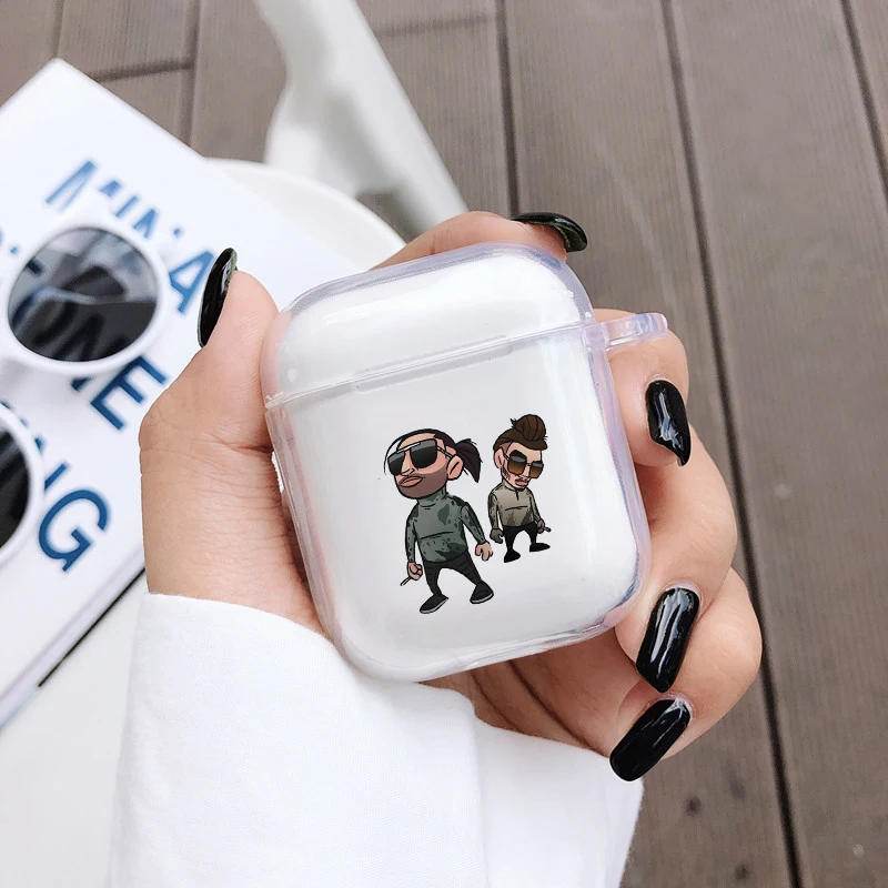 Мягкий милый чехол для наушников Apple airpods Роскошный PNL Rapper Peace N Loves Two frрес