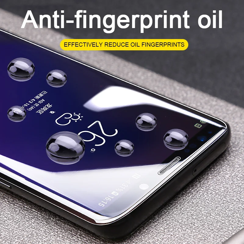 

2Pcs 9D Water condensation Mobile phone film on the For Samsung Galaxy S10 S9 S8 S20 Note8 Note10 Plus 2020 not Glass Film