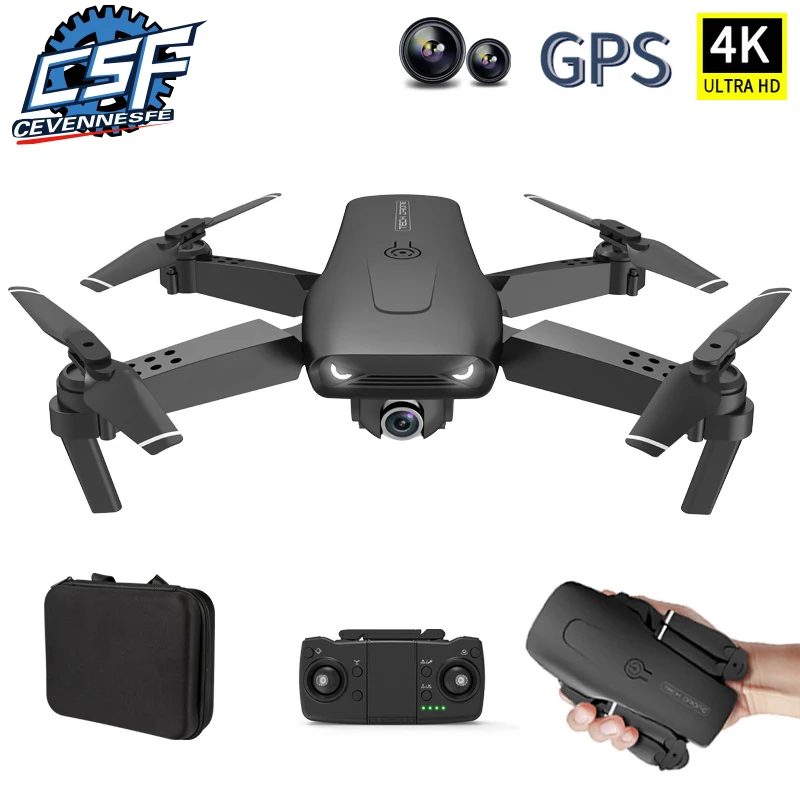 

2021New Y535 Дрон с разрешением 4K HD двойной Камера с GPS 5G WI-FI широкоугольный FPV в режиме реального времени складной Квадрокоптер с дистанционным уп...